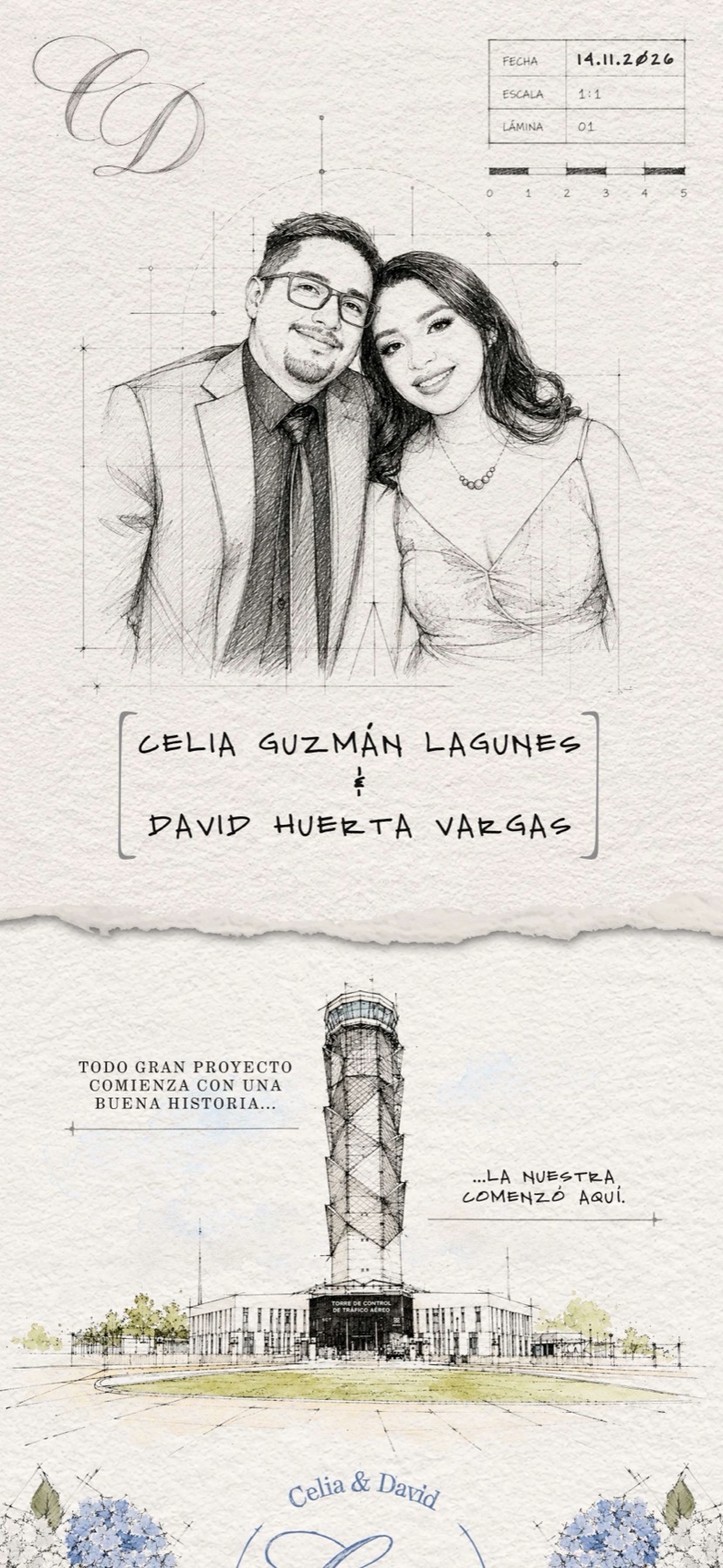 Invitación Celia & David