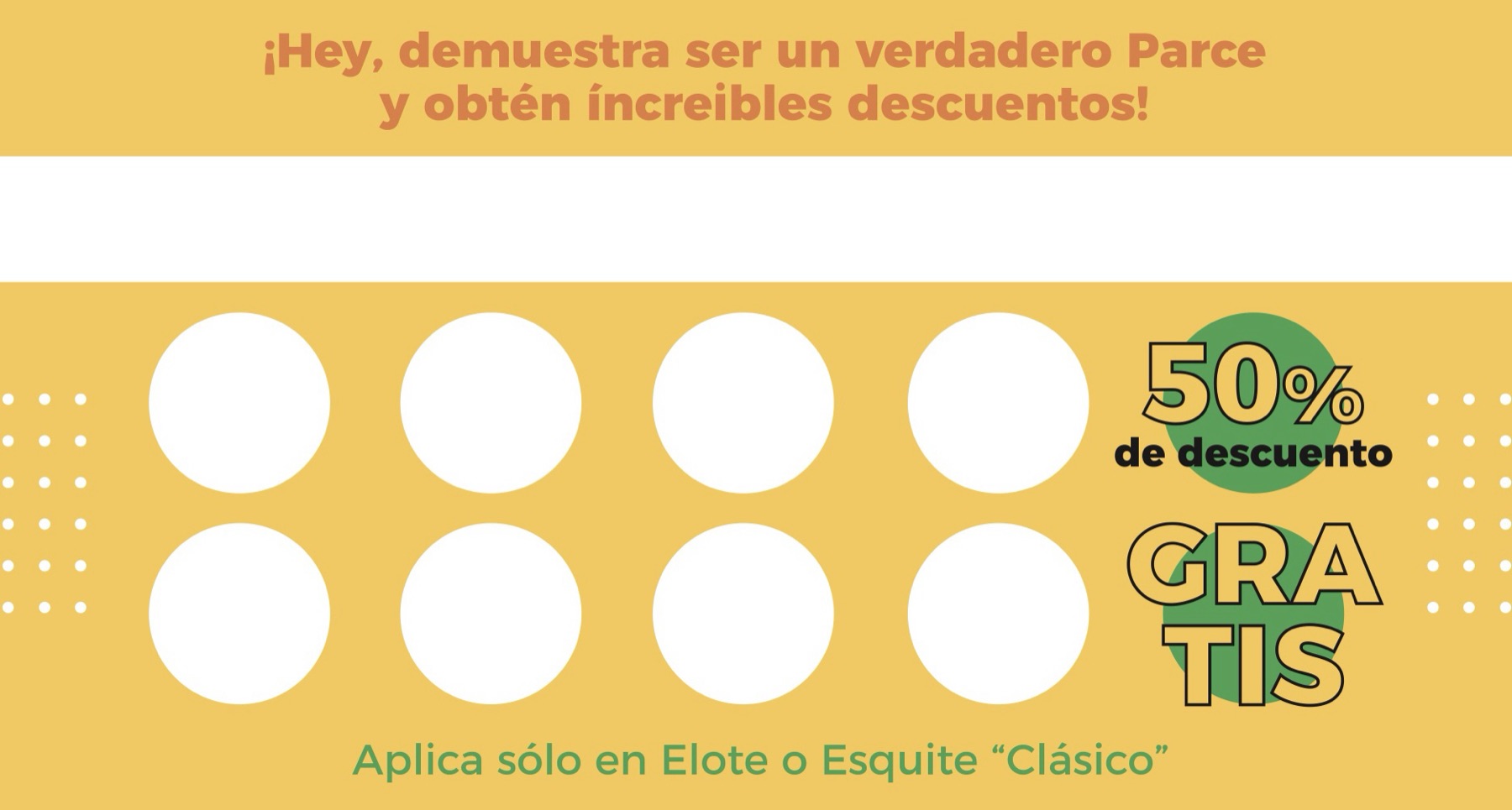 Tarjeta de lealtad · reverso