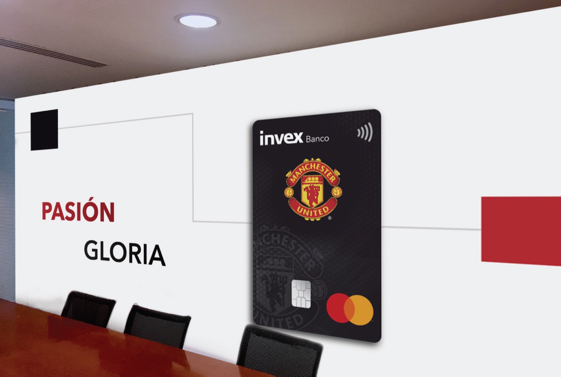 Oficina tarjeta Manchester United